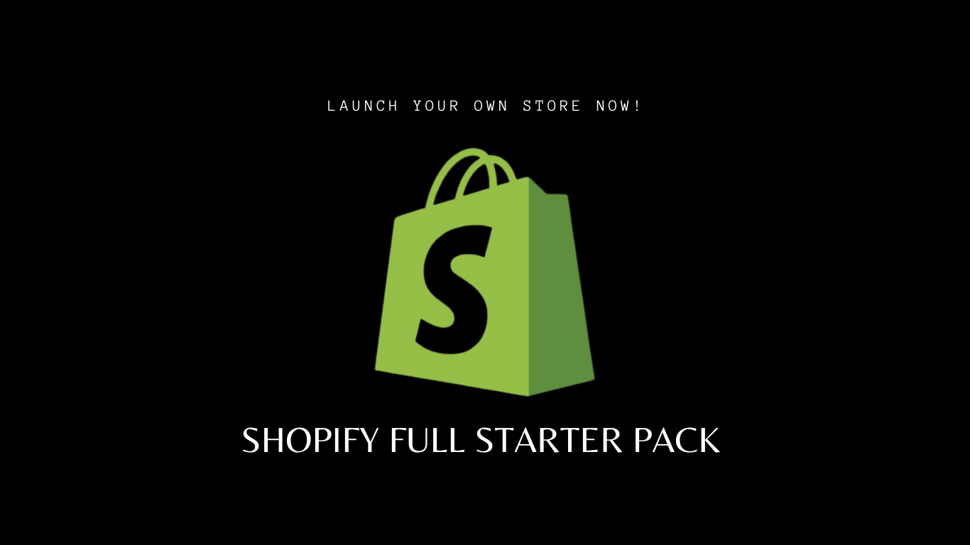 Shopify Starterpack full package